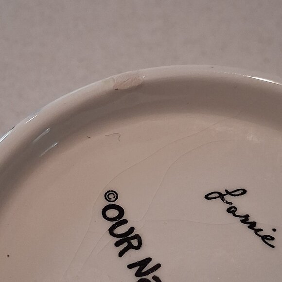 Lorrie Veasey Our Name is Mud Purple Paisley Feline Groovy Bowl - Picture 14 of 14